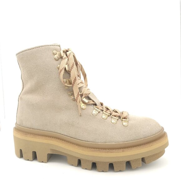 NEW ALLSAINTS Wanda Combat Boots Womens 10 Chunky Grunge Cozy Winter Y2K - Picture 1 of 10